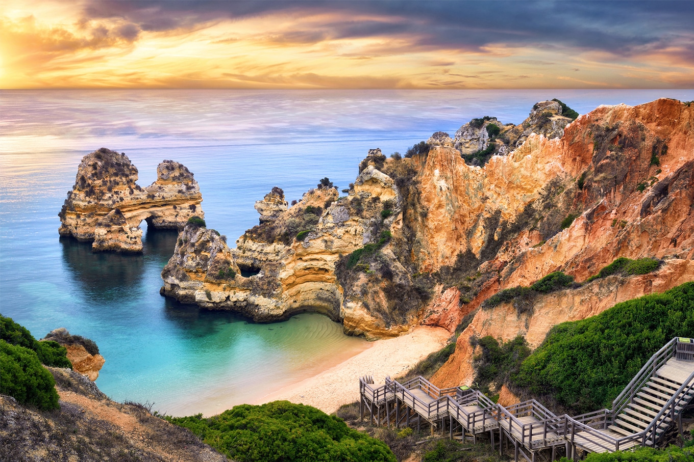 Algarve, sul litoral de Portugal