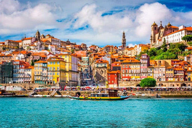 Mapa turístico de Portugal: atracções turísticas e monumentos de