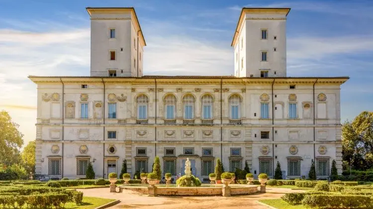 Entrada para a Galeria Borghese em Roma